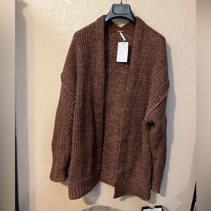 Free People knit cardigan